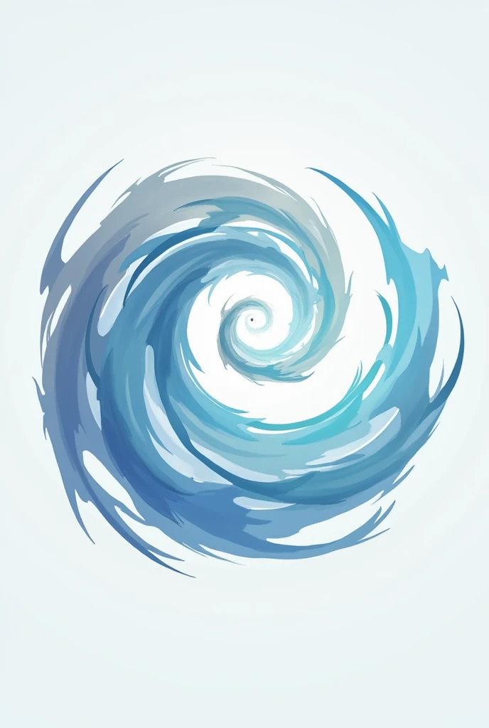 The symbol of the Air Court is a stylized circle., with three spirals that seek to meet and represent the movement of the wind and the fluidity of the air. Each spiral is filled with a color ranging from light blue to silvery gray., symbolizing the diversity and complexity of the air forces.