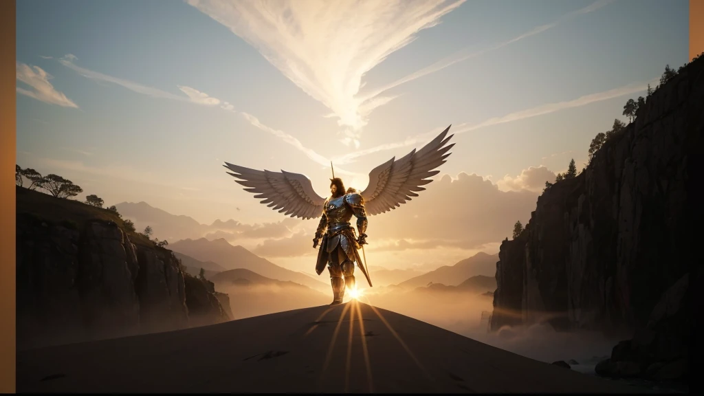 O angel de GOD, Anjo Masculino de GOD, God's doradas Army, naughty man, male male, mighty, Jewish Hebrew Beard, Detailed Realistic O angel de GOD, photorrealistic, ultra HD, fotorrealism, epic, armors de Guerra, soldier&#39;badass clothing, warrior de GOD, warrior, Macho warrior, 
battle angel, Forte Angel de GOD, Divina armors de Guerra, Dressed for battle, Spiritual Warfare, Batalha Espiritual, Spiritual Battle Angel, epic warrior do Altíssimo, paisagem photorrealistic, doradas sunset, sky, sky Power, Detailed Realistic Sunset, mountainous landscape, Rivers of water, Realism Sunset, Lonely Men, GOD man, naughty man&#39;their beard, GOD's Army Angel, armors Divina, doradas Army, Silver Army, armors, soldier Angel, Detalhes photorrealistics, GOD's angel masculino, GOD's Army, GOD's Hebrew, GOD's Strong Angel, GOD's Power, angel masculino, naughty man do sexo masculino, Camisa padoru, Camisa chic, Closed blouse, closed shirt, long-sleeve shirt, doradas, Tunica, GOD&#39;angel, barba, naughty man com barba, Large Beard, Barba Judaica, Hebrew, panorama, Alpha Male, Caminho para o sky, heavenly, 8K Detailed Realistic Image, Contraste photorrealistic 16K, Nitidez photorrealistic 8K, Núcleos 4K photorrealistics, Sombras photorrealistics 16K, Texturas photorrealistics 8K, Textura photorrealistic 16K, Luz photorrealistic 4K, fotorrealism 4K, FullHD 4K Detailed Contrast, detailed sharpness FullHD 8K, detailed sharpness FullHD 4K, detailed sharpness, 2K detailed colors, lifelike colors, FullHD Detailed Shadows, 4K Detailed Textures, detailed texture, padoru, natural beautiful, chic 