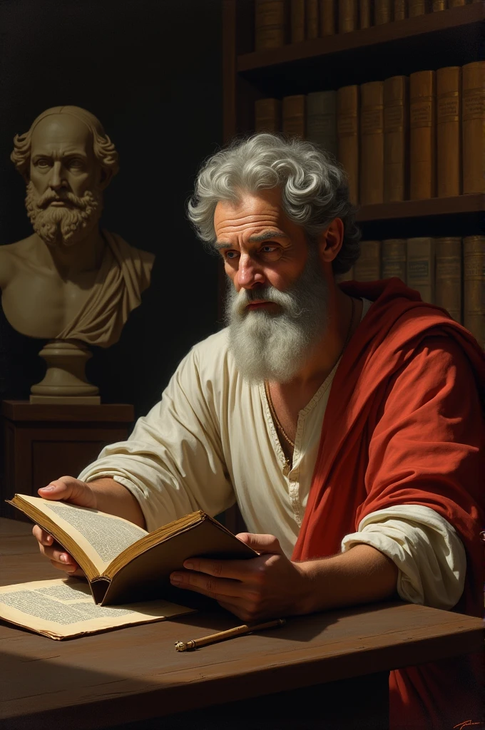 Give me an image of Aristotle referring to what his thoughts on ethics were like 
