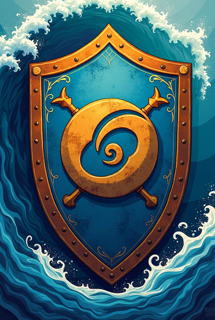 A shield of a club called "Oceano Salado"