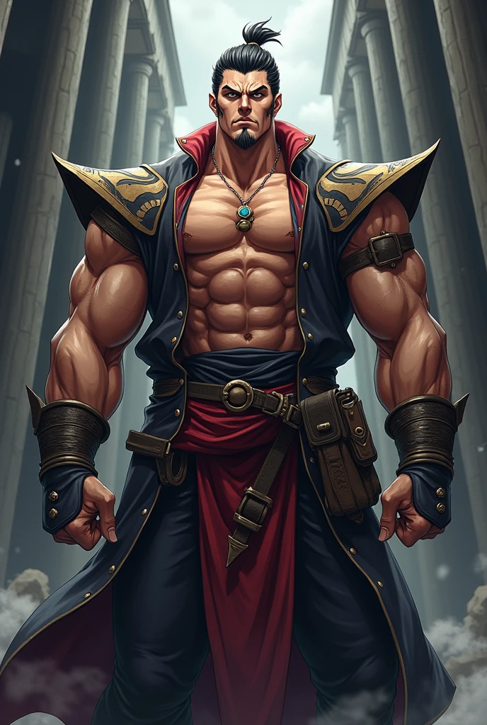 Dominant anime man