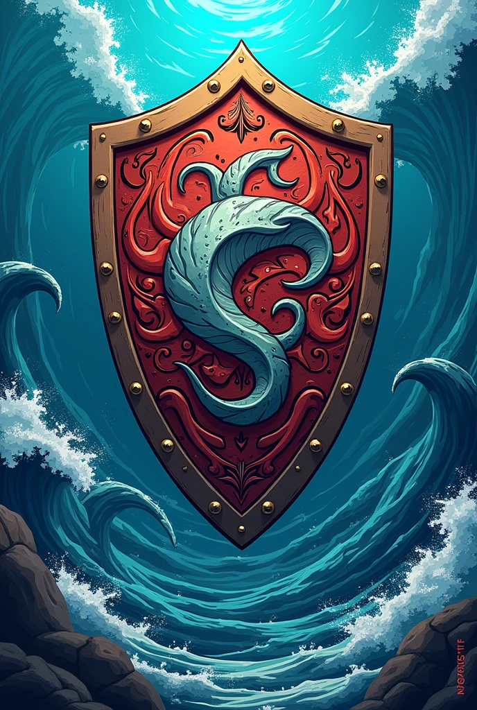 A shield of a club called "Oceano Salado"