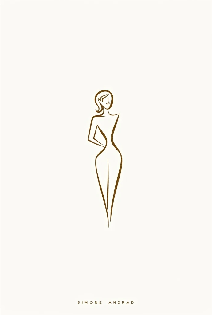 Create a logo for a nail studio, hair and eyebrows named after Simone Andrade