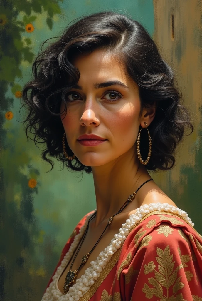 generates an image of Petra Cotes from One Hundred Years of Solitude, a character who, although she does not have a direct role in the chapter, Petra Cotes is an example of how some characters in Macondo manage to adapt and survive. His relationship with Aureliano Segundo and his ability to maintain prosperity in difficult times contrast with the decline of José Arcadio Segundo.. Petra symbolizes resilience in the face of adversity, in stark contrast to José Arcadio's self-destructive isolation.