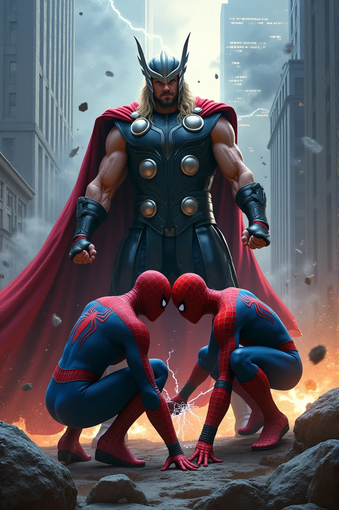 Thor and spider man
