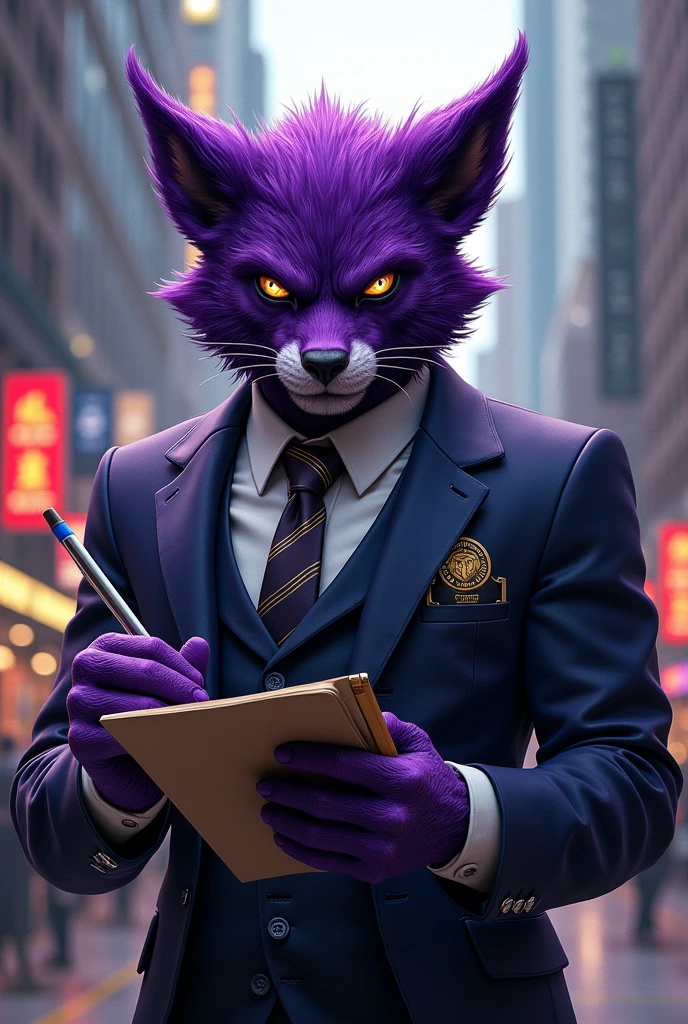 Purple Wolverine journalist
