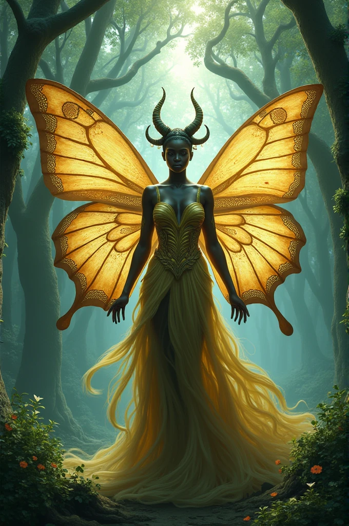 Oya transforming into a butterfly