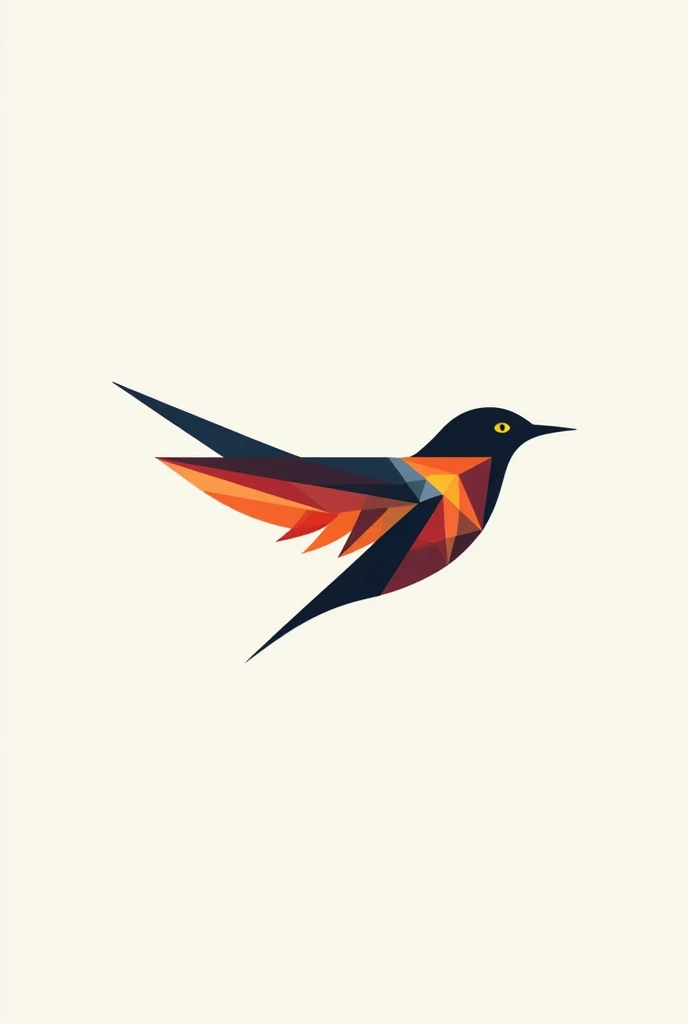 Logo evolution and tanager bird vector 