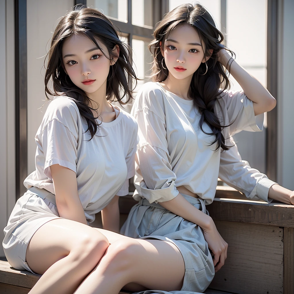 run-6500-v1.1、(RAW Photos:1.2)、(Realistic:1.4)、Beautiful detailed girl、Very detailed目と顔、Beautiful and detailed、can't believe it 、Large file size、Very detailed、High resolution、Very detailed、Highest quality、masterpiece、Kemomimi、((Japanese high school girls uniform))、Consciousness upward、Very detailed、CG、8k wallpaper、growing up、finely、masterpiece、Highest quality、Highly detailed CG uniform 8K wallpaper、 The light shines on your face、Cinema Lighting、1 person、、((Dynamic pose)))、(Camel Toe)、(Sit with your knees raised and your legs bent in an M shape..))classroom、