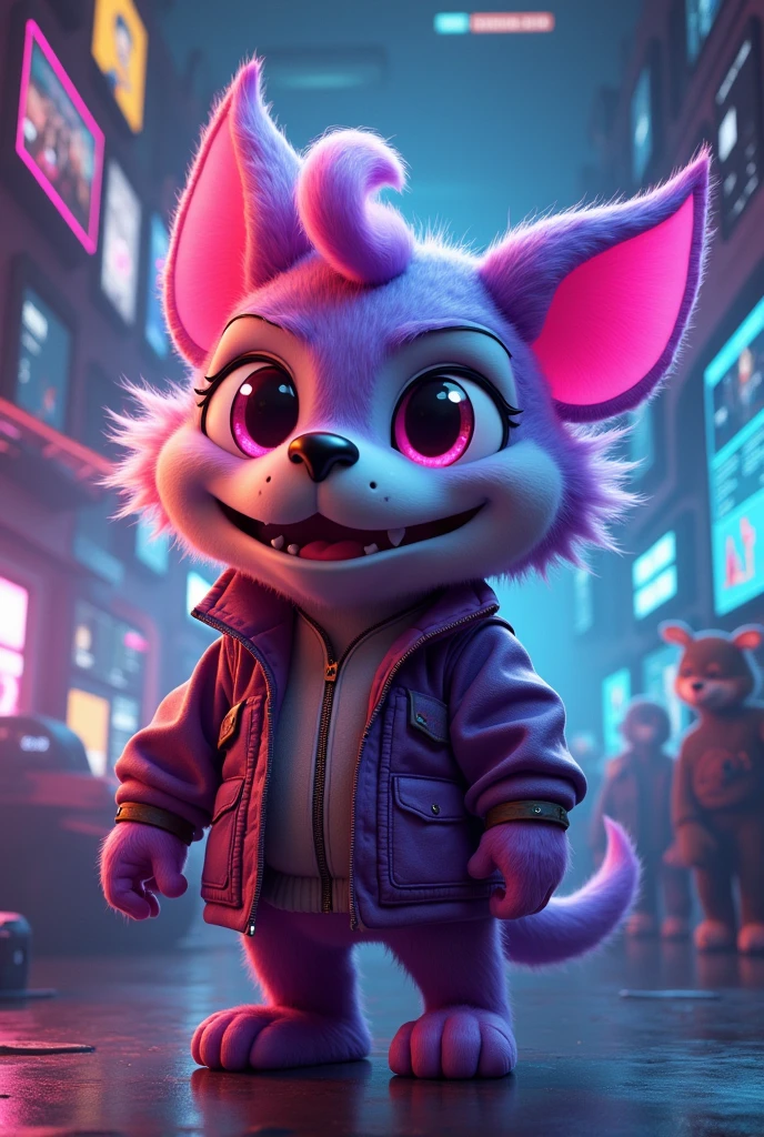 create a very detailed image about a twitchtv cuts channel, with this name ClipaNóis