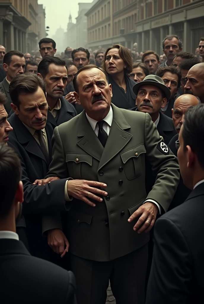 Adolf Hitler Being Bullied by Jewish People