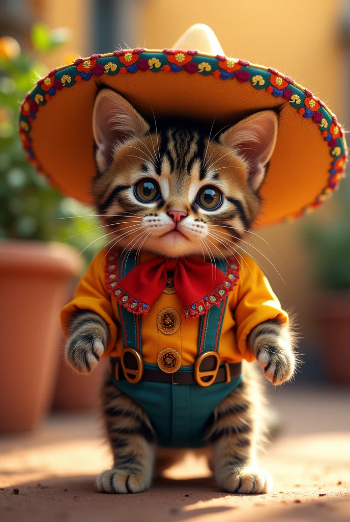 Cat baby mariachi
