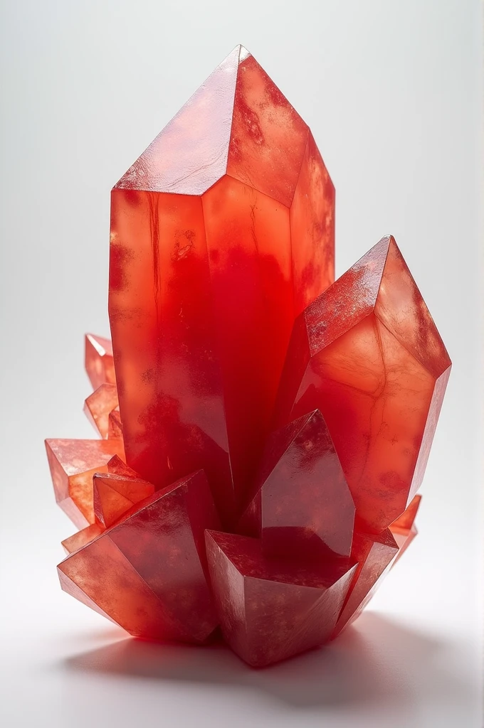 Beautiful unique redish crystal png