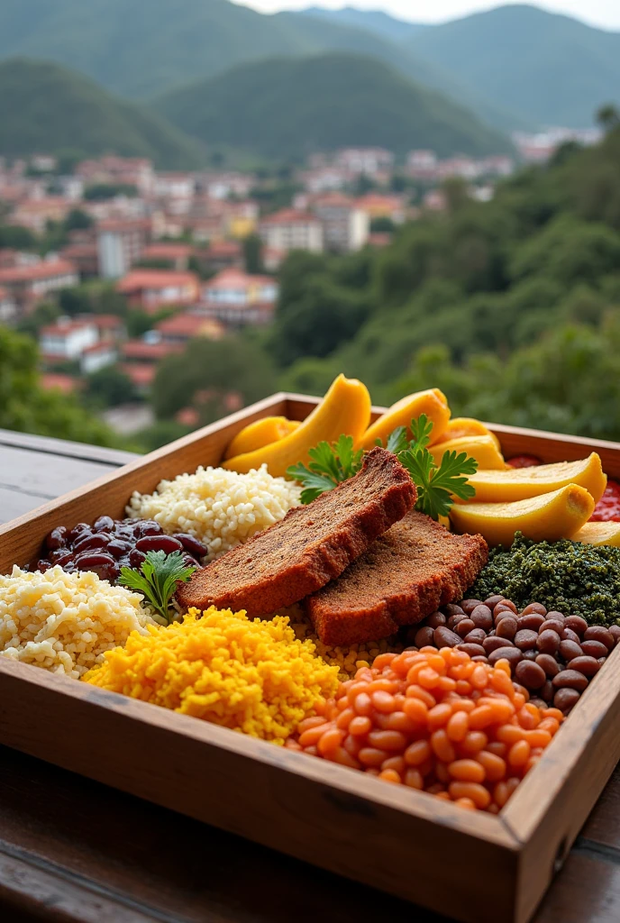 Paisa tray from Medellin, Colombia