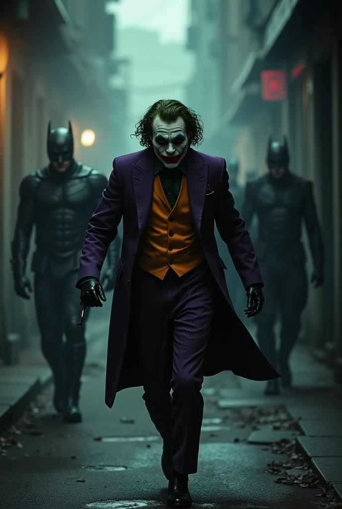 Joker acting covertly around the heroes