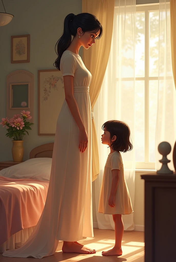 make the big sister taller