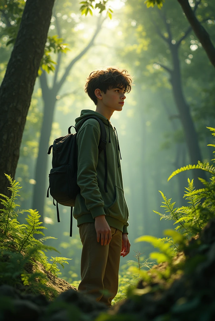 Now he generates his teenage evolution a little more seriously in a forest
