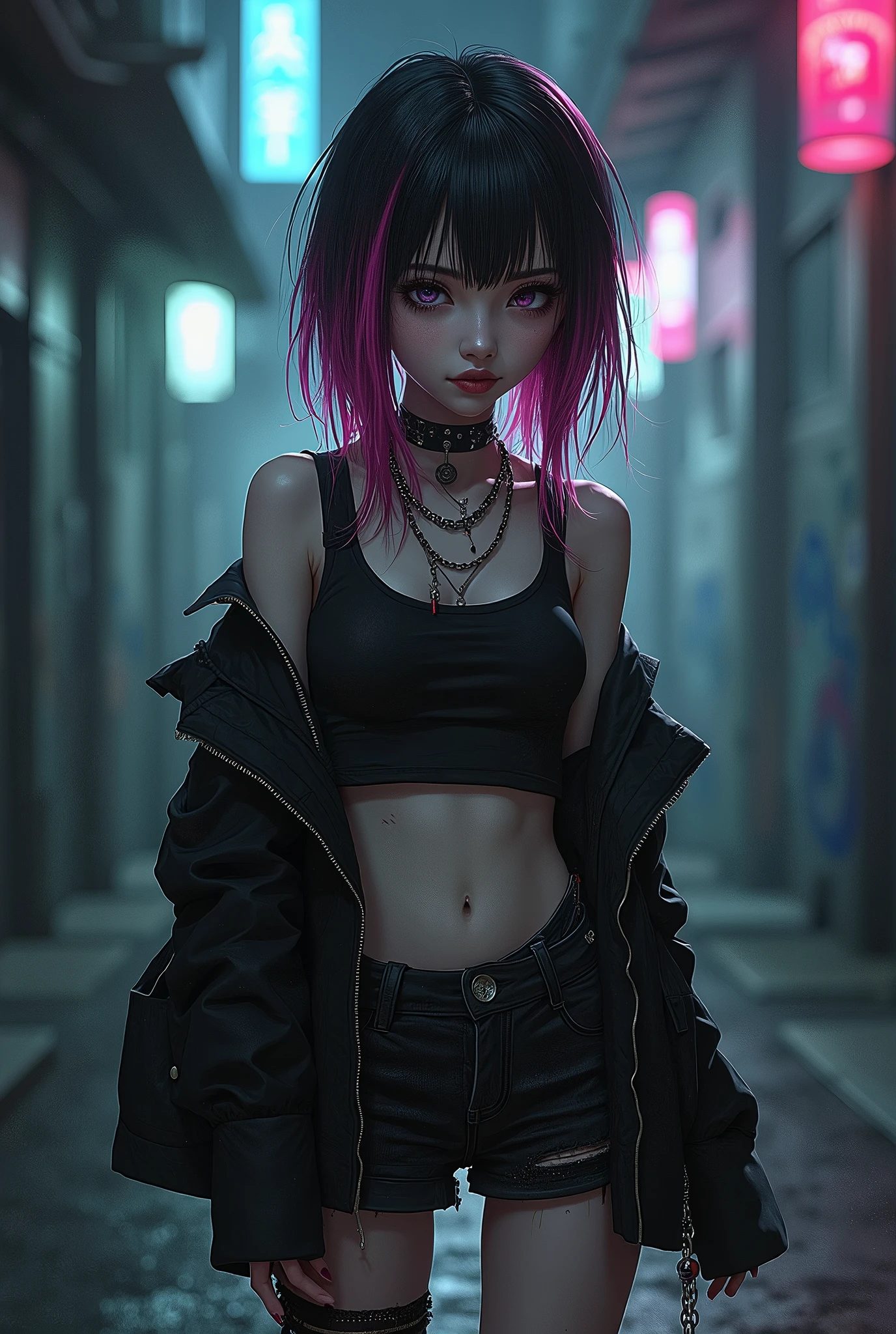 Emo anime girl 
