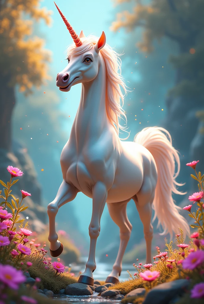 Unicorn with soda powers