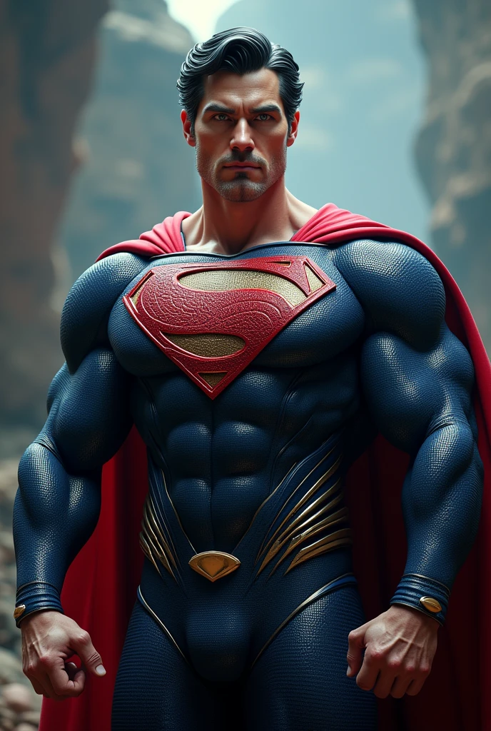 Hyper Focus Selfie Portrait, Superman (Dc comics), hiperrealisitics, realisitic, a very muscular body in the renatosphere, epic 3D realism, swollen muscles, large fists, best in wlop, kan liu, daz3d, trends in CGsociety, estilo realisitic hiperdetalhado, completo cosplay, by Ric Nagualero, album, hyung tae kim, 8k, irreal engine 5, film composition, retratos realisitics hiperdetalhados, 3D game art, CG Society, Fantasyart, hd art of season, estética realisitic, cinematic lighting, border light, smooth light, border light de filme, fine glow, ultradetailed, 8k, uso realisitic de luz e cor, cinematic light, rendered in cinema4d 500–1000 AD -- ar 3:4- Niji 6