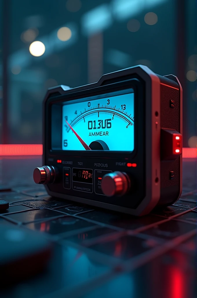 Make a cool looking ammeter image for a cover