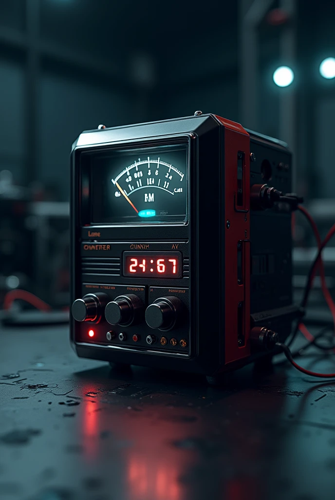 Make a cool looking ammeter image for a cover