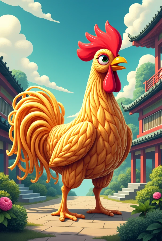 Anime noodle rooster