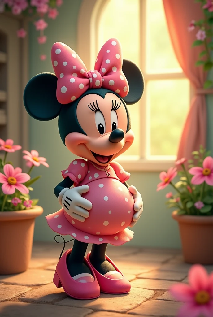 Minnie Mouse pregnant 