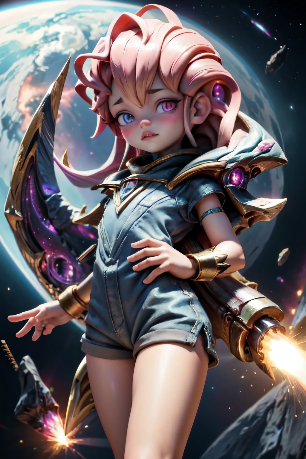 masterpiece, best quality, zoe, floating in space with a massive galaxy, shorts, heterochromia,fantasy art 8k,masterpiece,score_9,score_8,score_7,score_8_up,score_7_up,score_6_up,  game_Lunaflame_Pony_XL:0.9>
pmmkr2024, magic, anime, cartoon, best quality, trending on artstation,