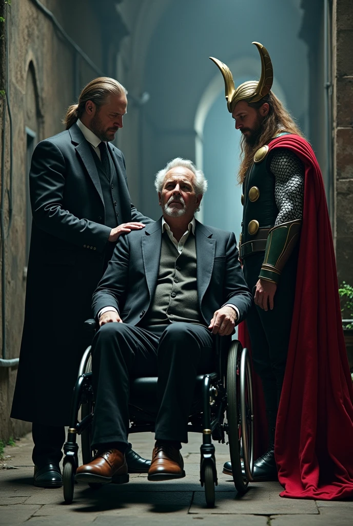 Professor Xavier,do thor, Loki acting undercover