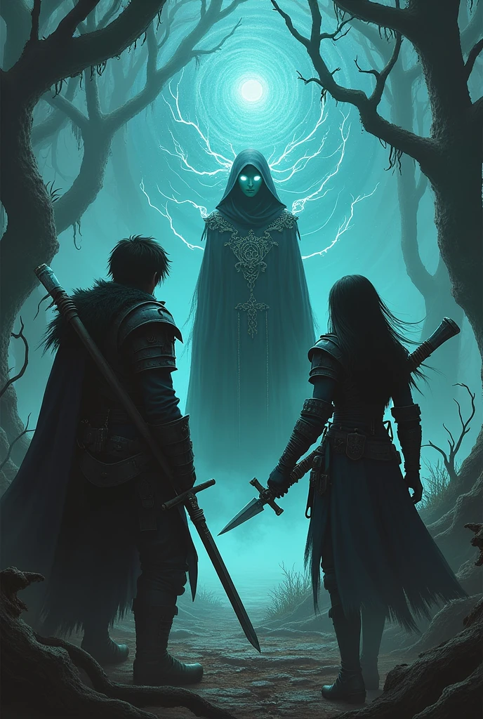 2 young witch hunters and a woman