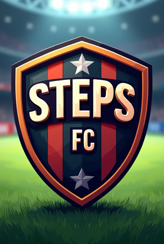 A team shield whose name is "Steps FC"