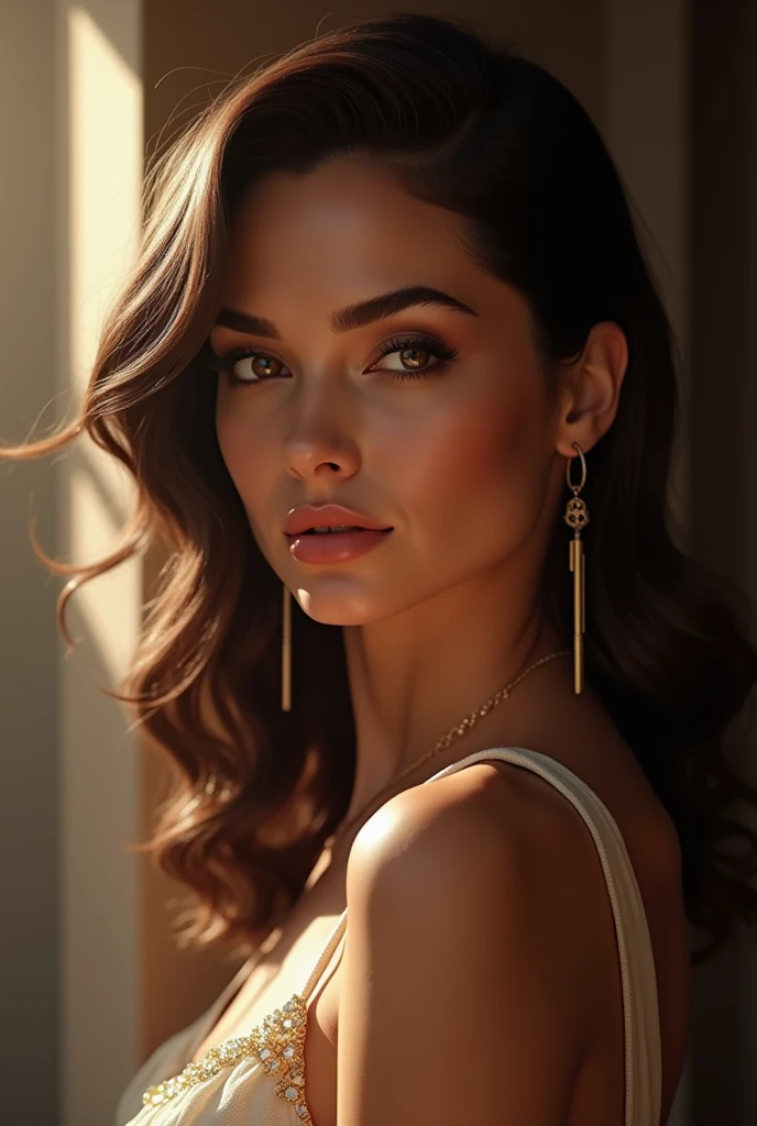 A hot woman 
