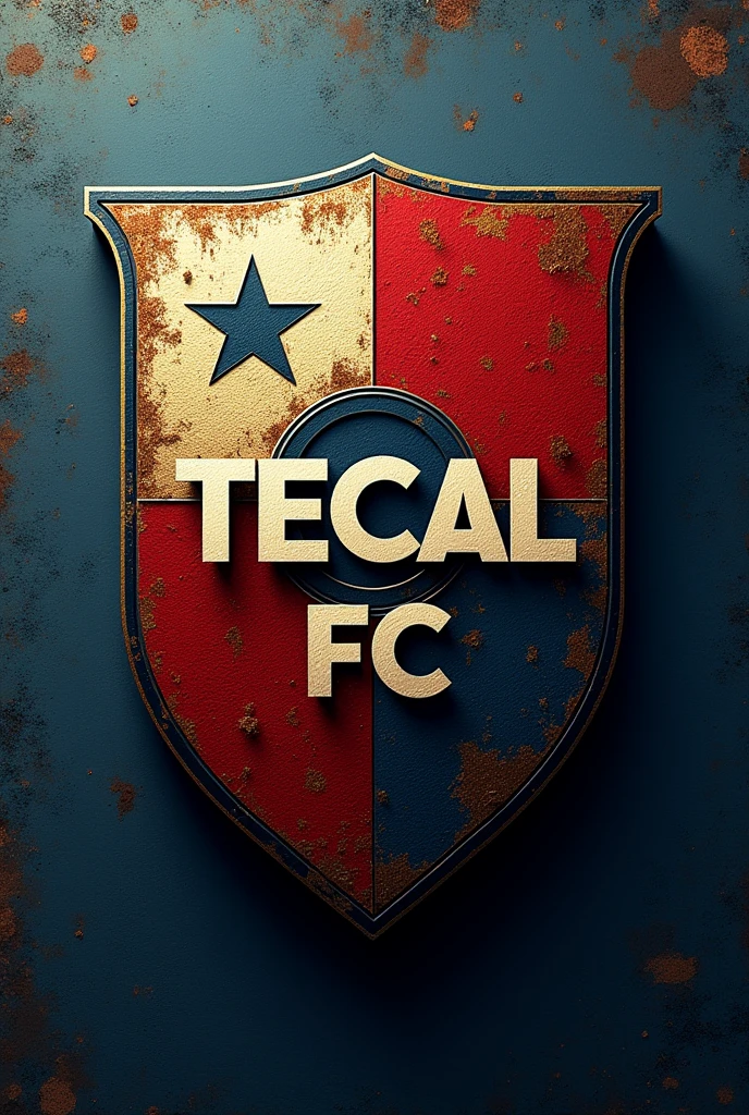 Football shield that says Tecal Fc of Panama