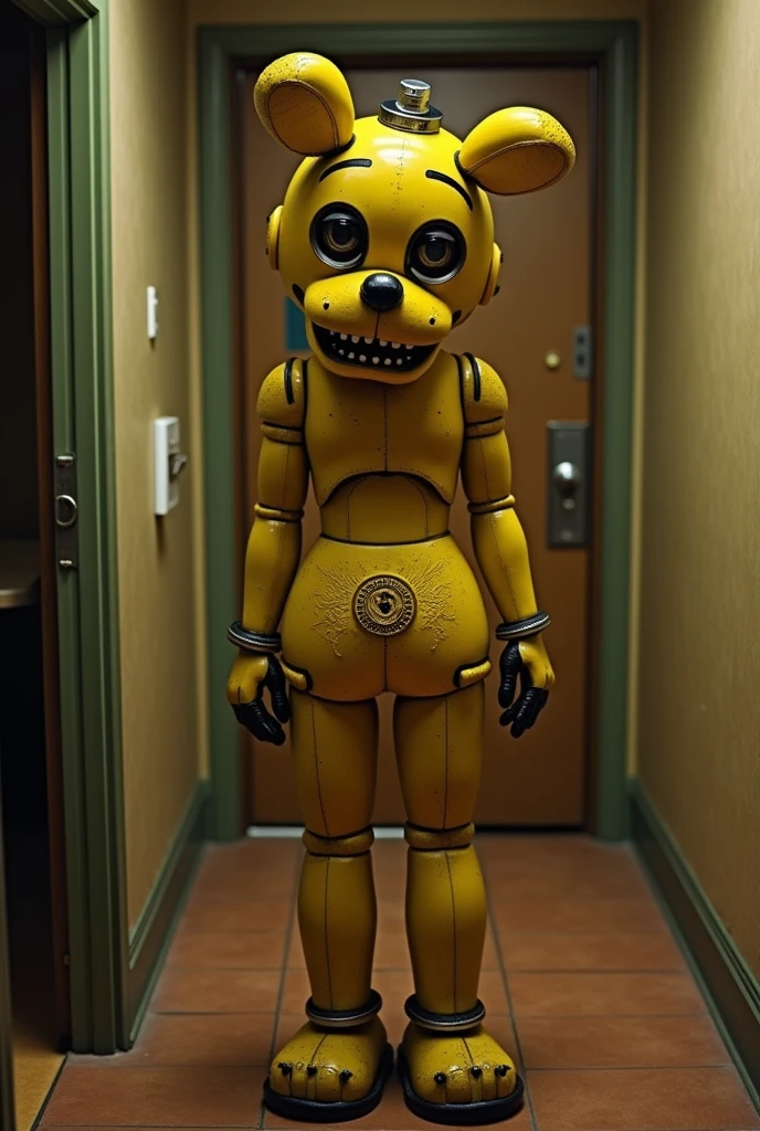 Fnaf chica, bending over, dick in her ass and cum all over her back