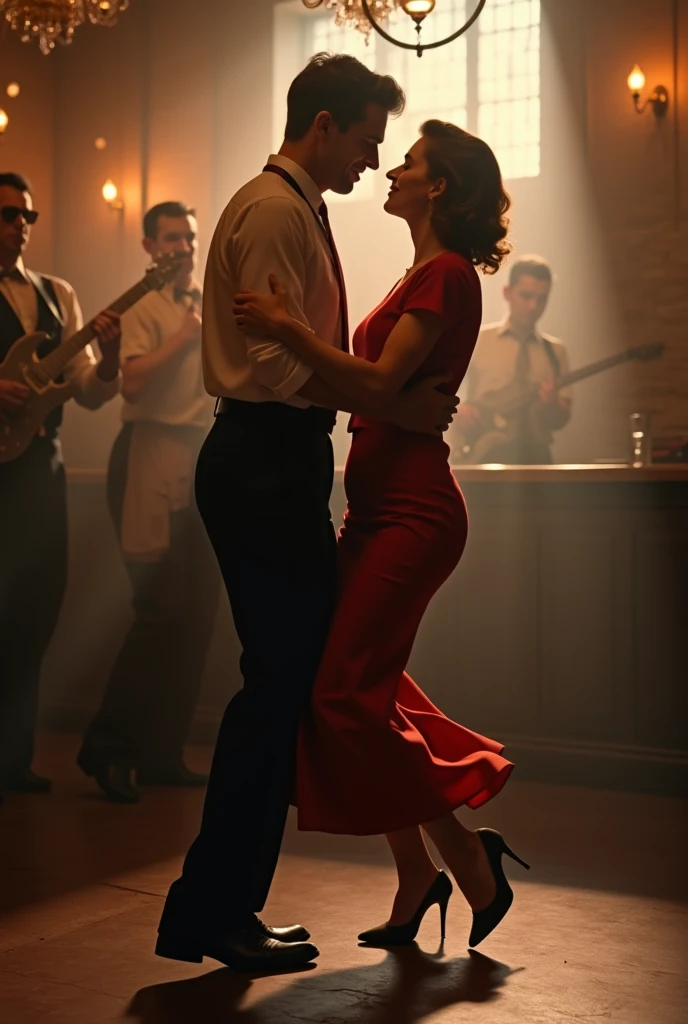 Un couple de rock 6 temps en position fermée. Merci de respecter la danse demandee. Cest comme du boogie. 
