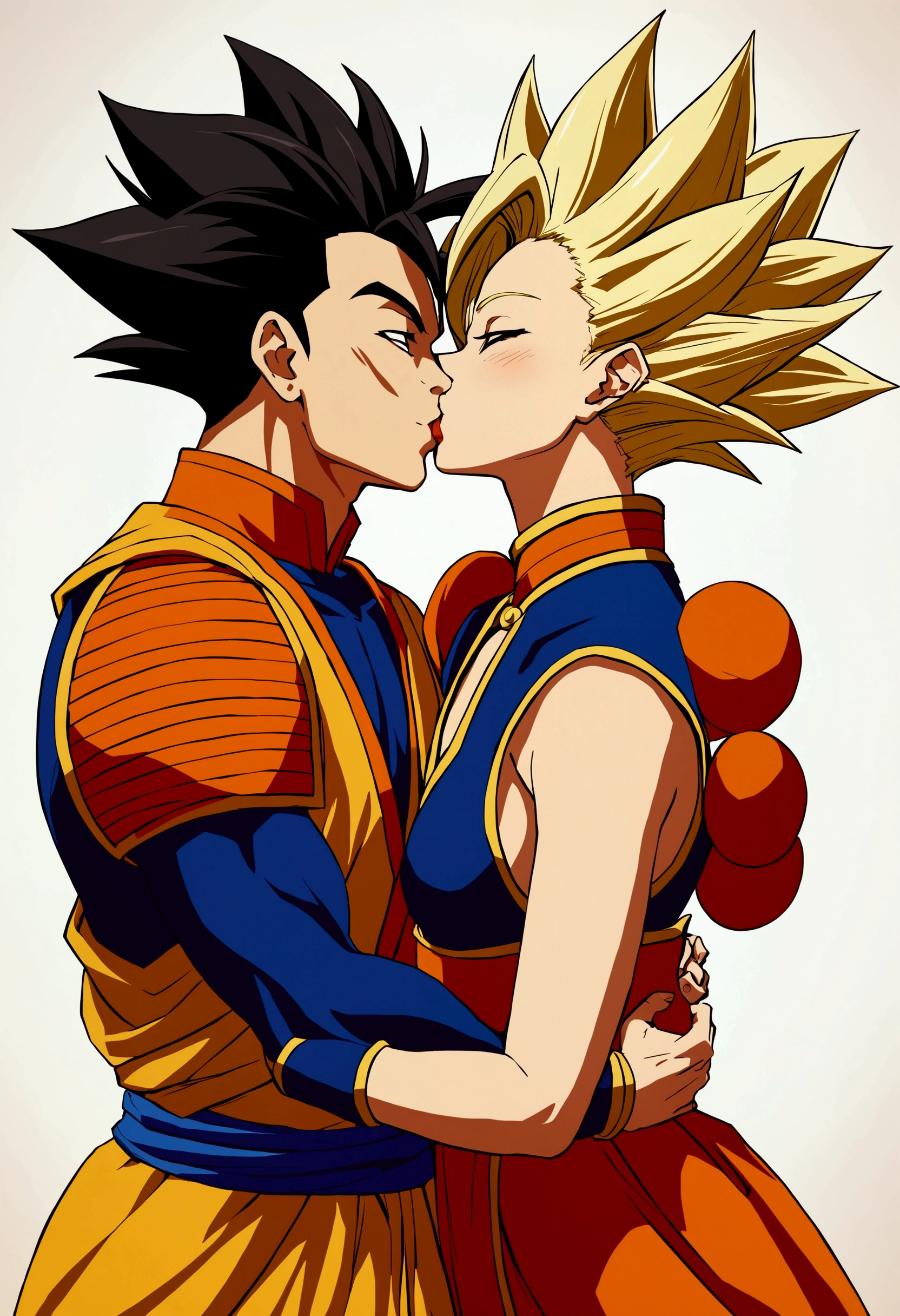 The Saiyan girl kissed Rodrigo