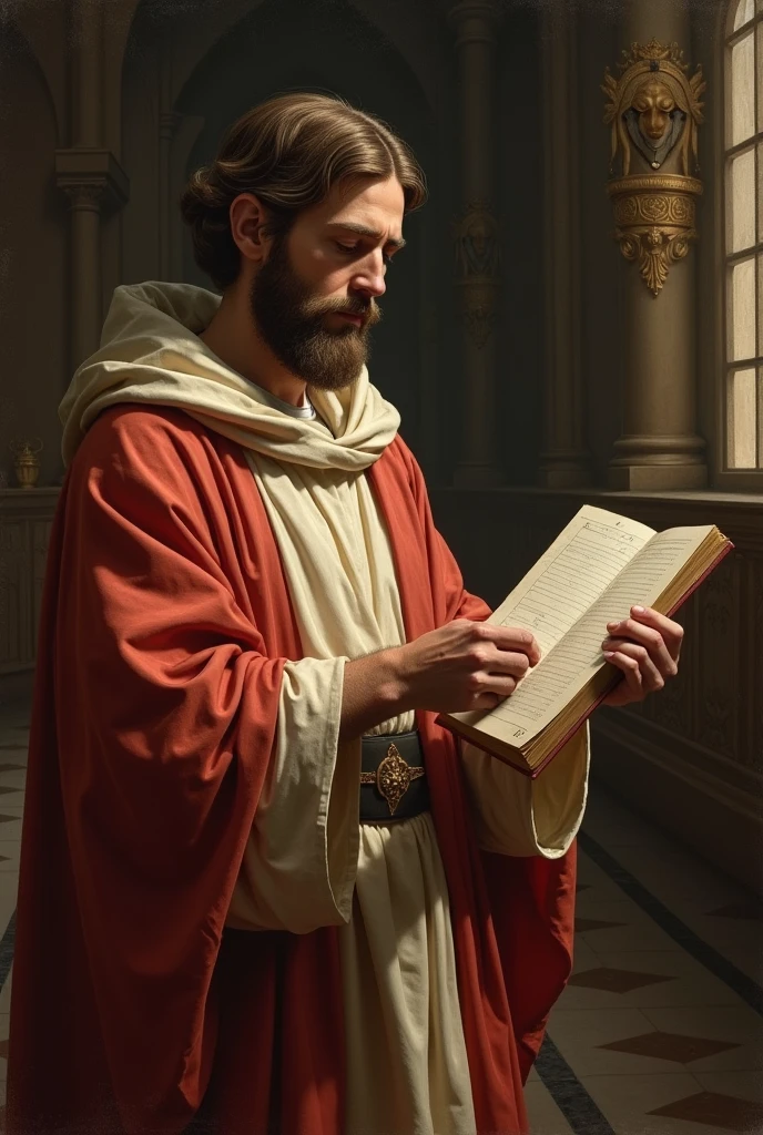 Apostle Saint Matthew with the Symbol of Accounting