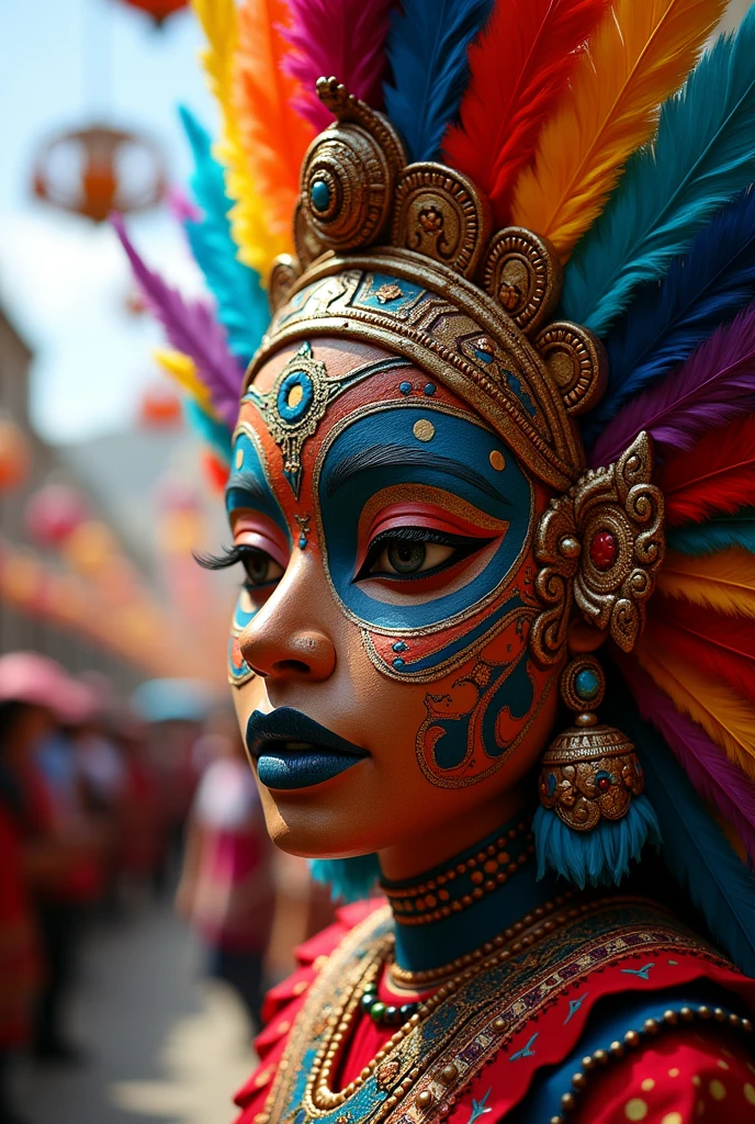 Peruvian festival mask