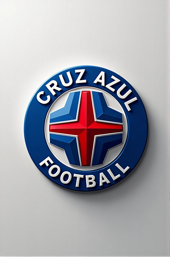 Make me a football logo including FUERTE CRUZ AZUL that is modern, give me several examples