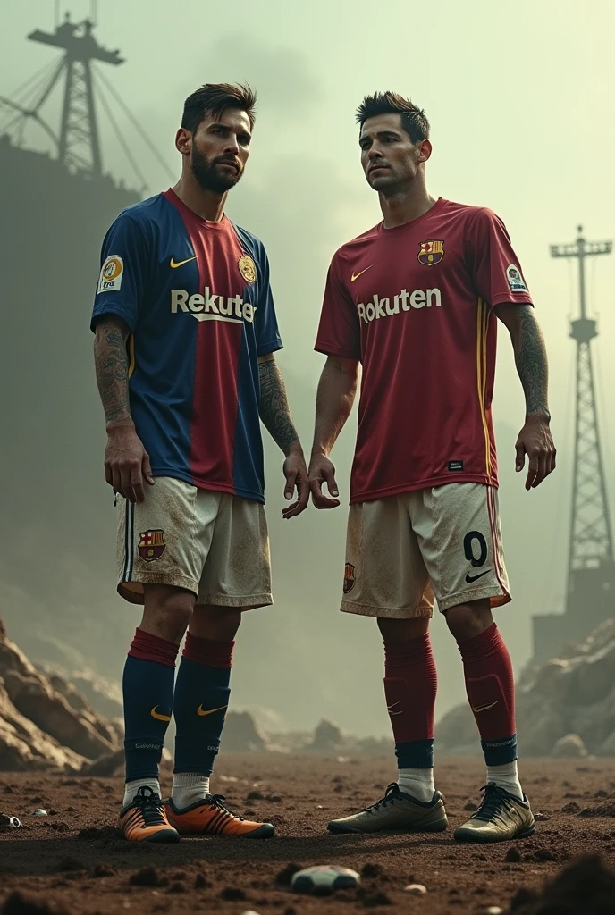 Messi demoted along with giant cr7 



 


