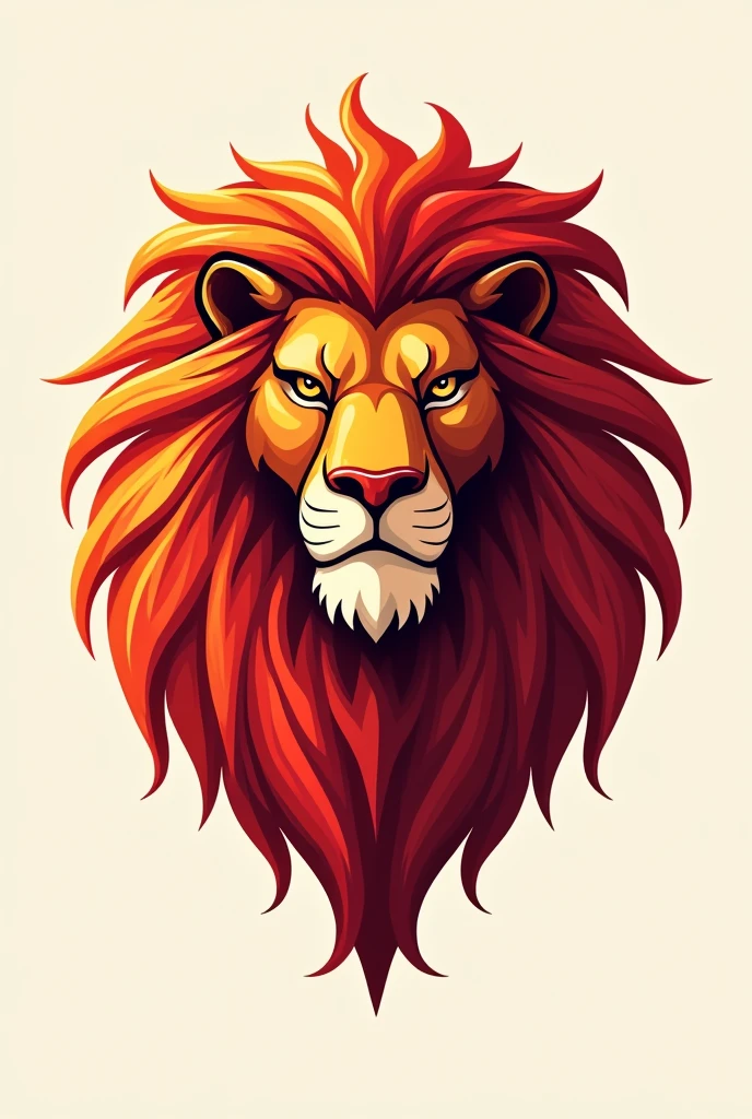 Make an image of a logo of a Lent Chile with a lion&#39;s mane