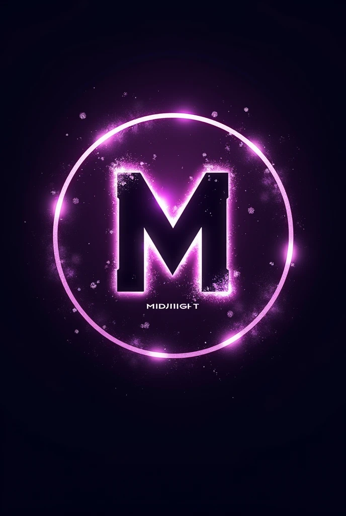 Fivem midnight crimelife that is the name that should be in the logo Logo in purple with an animation also as a discord banner make it cooler that is for a make the logo in it M in the logo should be M 