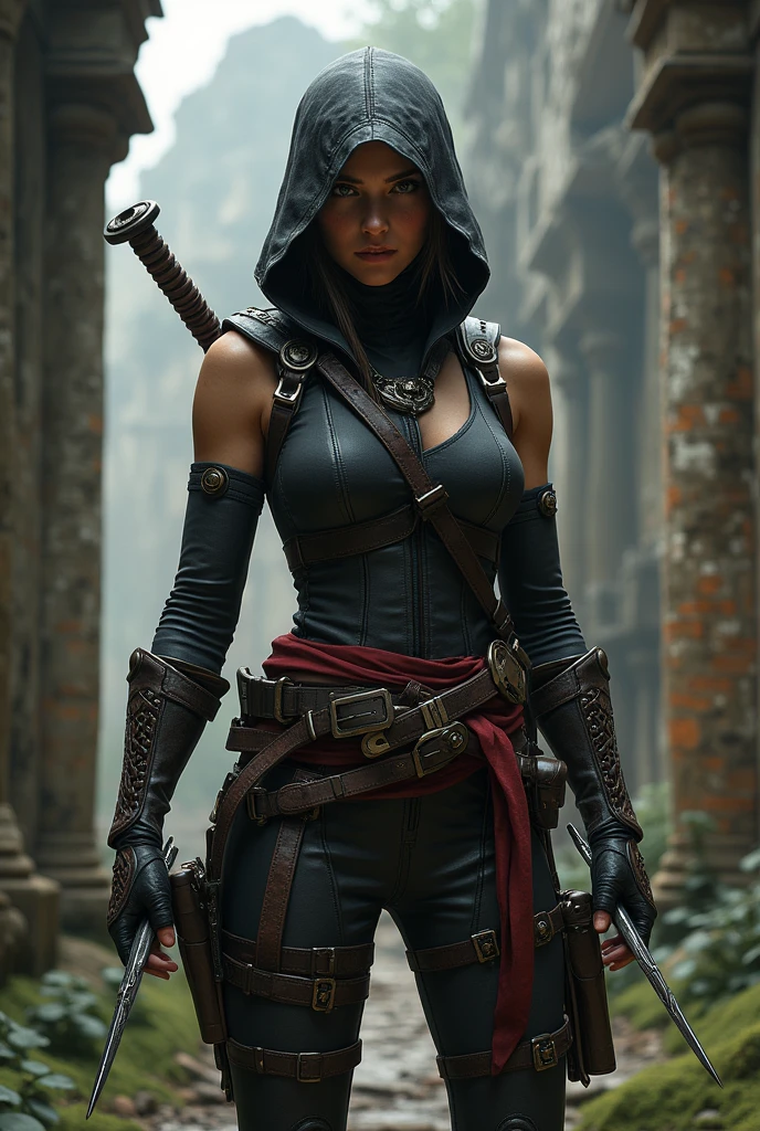Evie Frye Assassin's Creed e Tomb Raider realista