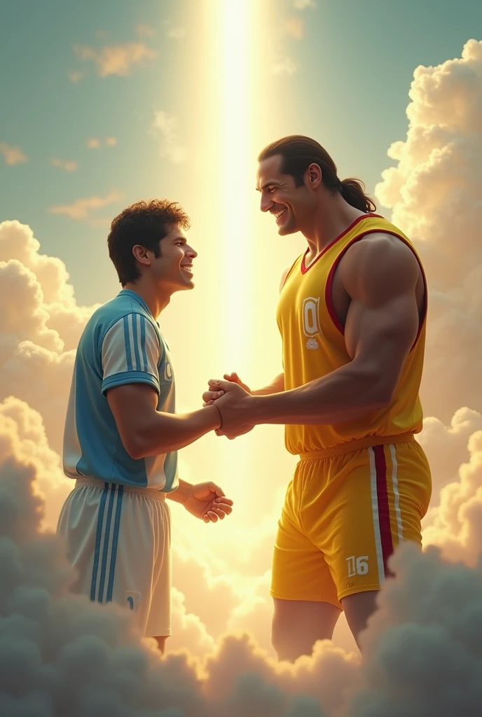 Maradona Greeting hulk hogan From Heaven