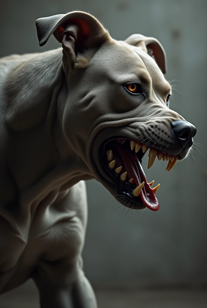 profile pose, PITBULL, ANGER