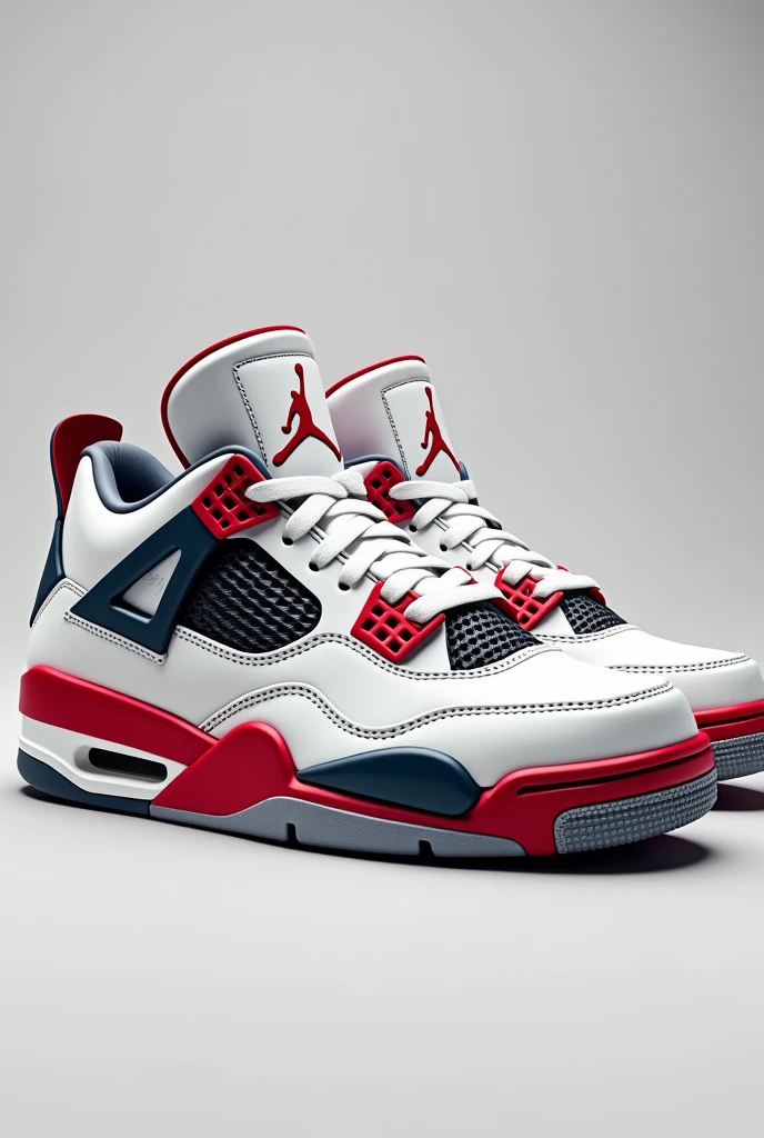 Believe me the Nike jordan retro 4 sneakers but make it explicit in png file