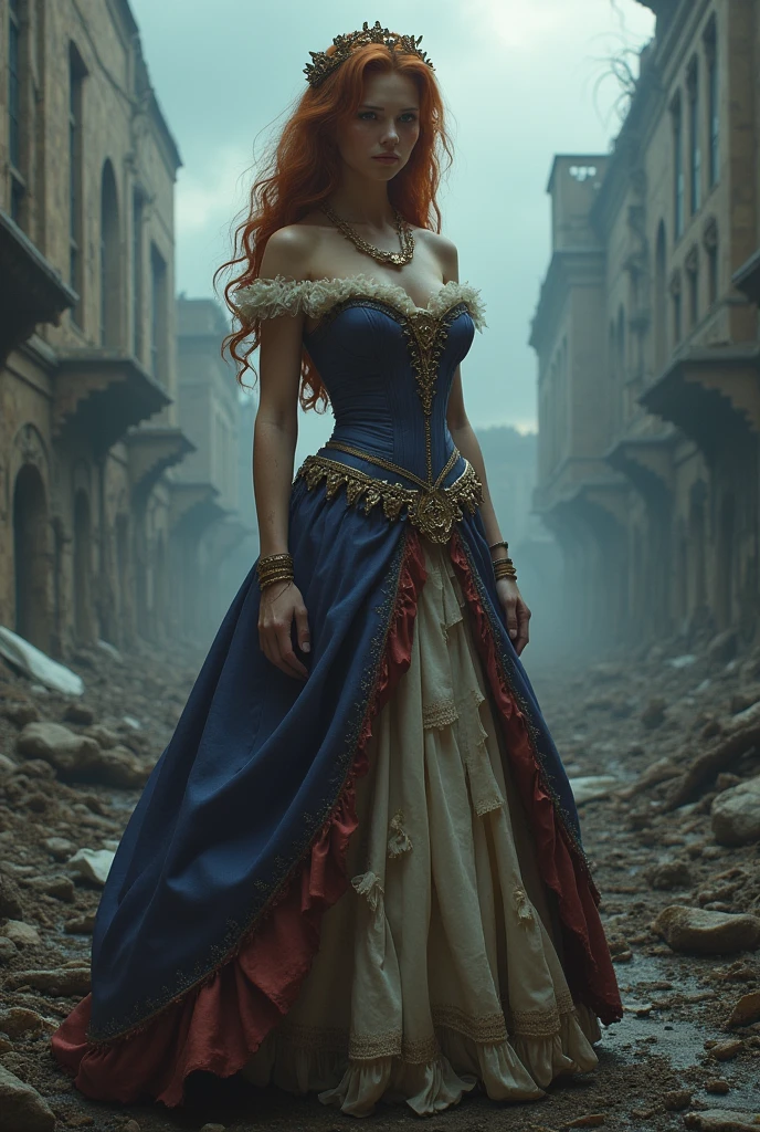 create princess sofia in an apocalyptic scenario
