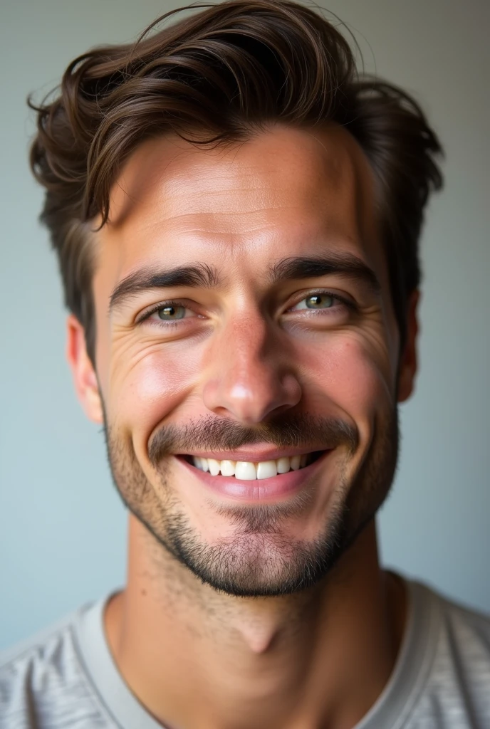 A handsome guy selfie realistic and normal