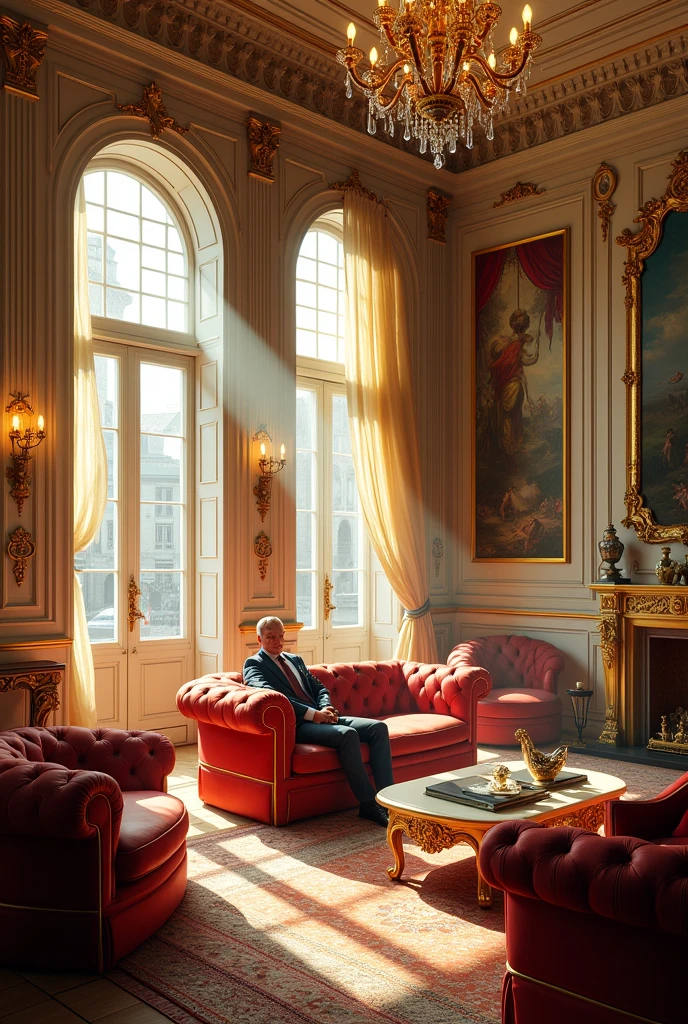 a luxurious room
